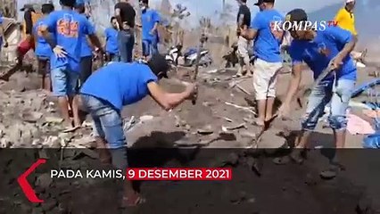 Mantap! Aksi Solidaritas Warga Ngantang Bantu Korban Erupsi Semeru