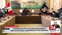 Luis Cordero: Comisión de Ética votará nuevamente para investigar a congresista por agresión