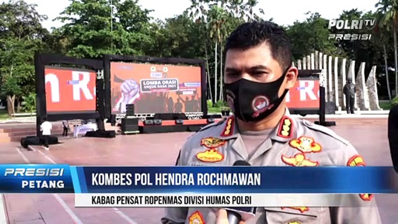 Persiapan Puncak Acara Lomba Orasi Unjuk Rasa 2021 Piala Kapolri