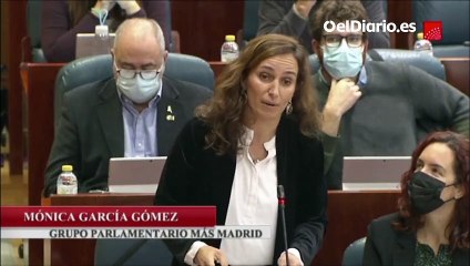 Mónica García, a Ayuso: "Esto no es un ataque únicamente a las leyes LGTBI, es poner en peligro el mejor espíritu de Madrid: la libertad, la diversidad y el orgullo"