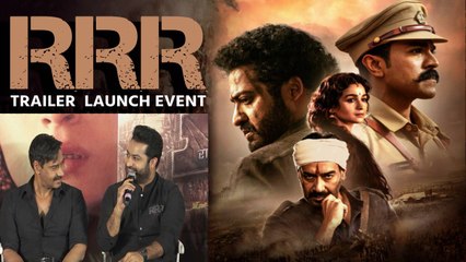 'RRR' Trailer launch event, This is what Jr. NTR has to say about Ajay Devgn