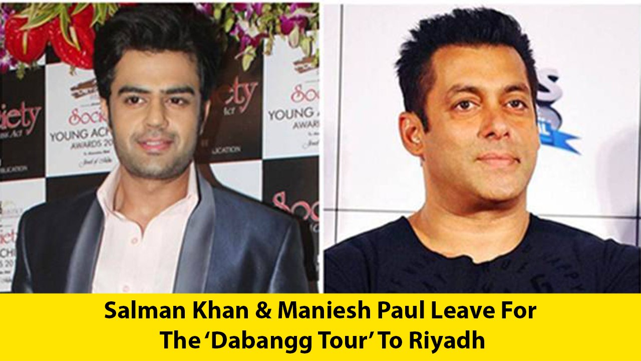 Salman Khan & Maniesh Paul Leave For The ‘Daban...