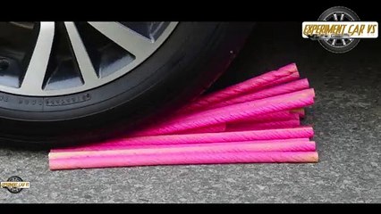 crushing crunchy and soft things by car vs kitty