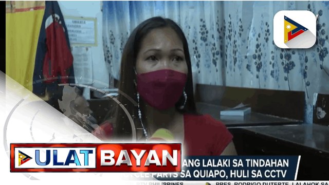 Pagnanakaw ng dalawang lalaki sa tindahan ng motorcycle parts sa Quiapo, huli sa CCTV; Nahuling suspek, dati nang nakulong dahil sa illegal gambling