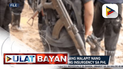 LtGen. Andres Centino, tiwalang malapit nang matapos ang problema ng insurgency sa bansa
