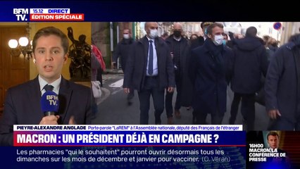 Pour Pieyre-Alexandre Anglade (LaREM), Emmanuel Macron n'est pas encore en campagne: "Quand on vous confie un mandat c'est pour 5 ans."