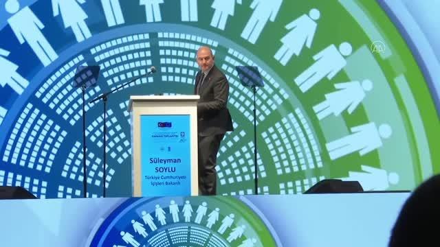 ANKARA -Soylu: Türkiye rehberliğine güvenebileceğiniz ve güvenmeniz gereken bir komşudur