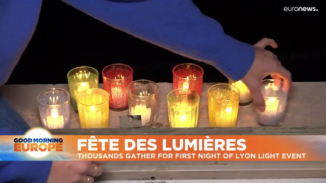 Festival of Lights: Crowds show up as Lyon emerges from the shadows