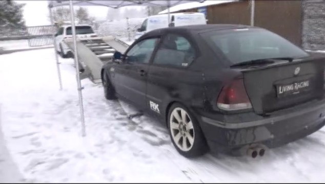 BMW E 36 - E46 - compact EN DRIFT - circuit de l enclos - vidéo lulu du jura