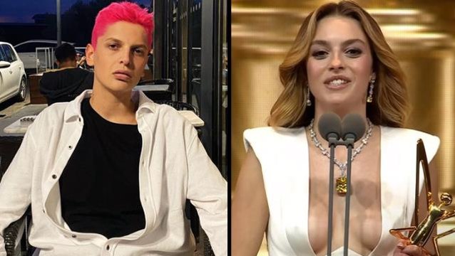 Ebrar Karakurt, Melis Sezen'in Tutuyorum çünkü elimde sözlerini tiye aldı