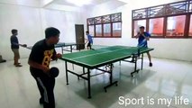 Drive forehand table tennis