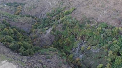 DİYARBAKIR - (DRONE) Yabanardı ve Şeyhandede Şelaleleri Tabiat Parkı olarak tescillendi