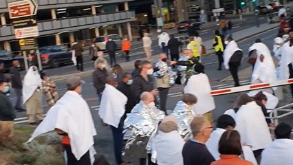 Gatwick COVID quarantine hotel descends into chaos during fire alarm