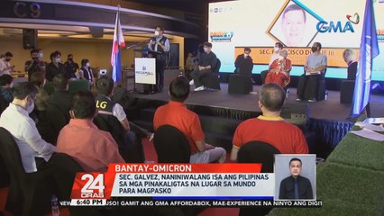 May indikasyong hindi mas malala ang kondisyon ng mga nahahawaan ng Omicron variant, ayon kay Dr. Fauci ng Amerika | 24 Oras