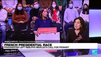Fragmented French left rebuffs Hidalgo's call for single presidential challenger