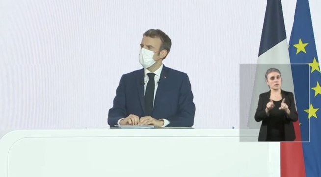 Conférence de presse d'Emmanuel Macron , 9 décembre 2021