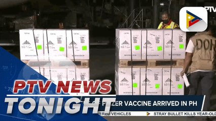 Over 1.017-M doses of Pfizer vaccine arrived in PH; 2.9-M Moderna and 698,600 AstraZeneca vaccine doses to arrive tomorrow