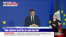 Emmanuel Macron sur la présidence française de l'Union européenne: 