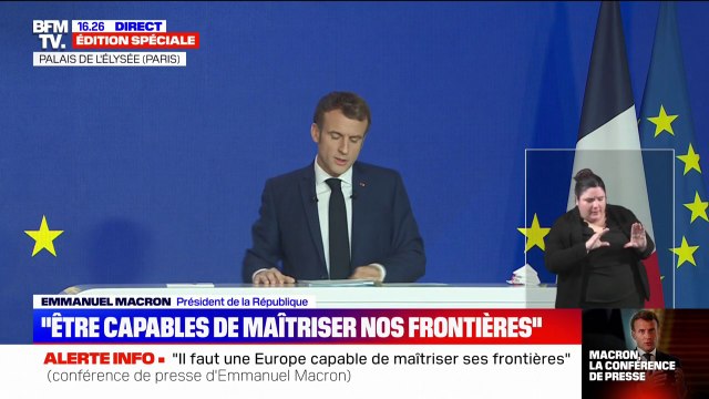 Présidence française de l'Union européenne: Emmanuel Macron souhaite faire avancer le paquet migratoire européen