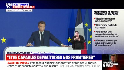 Présidence française de l'Union européenne: Emmanuel Macron annonce "un livre blanc européen de défense et de sécurité"