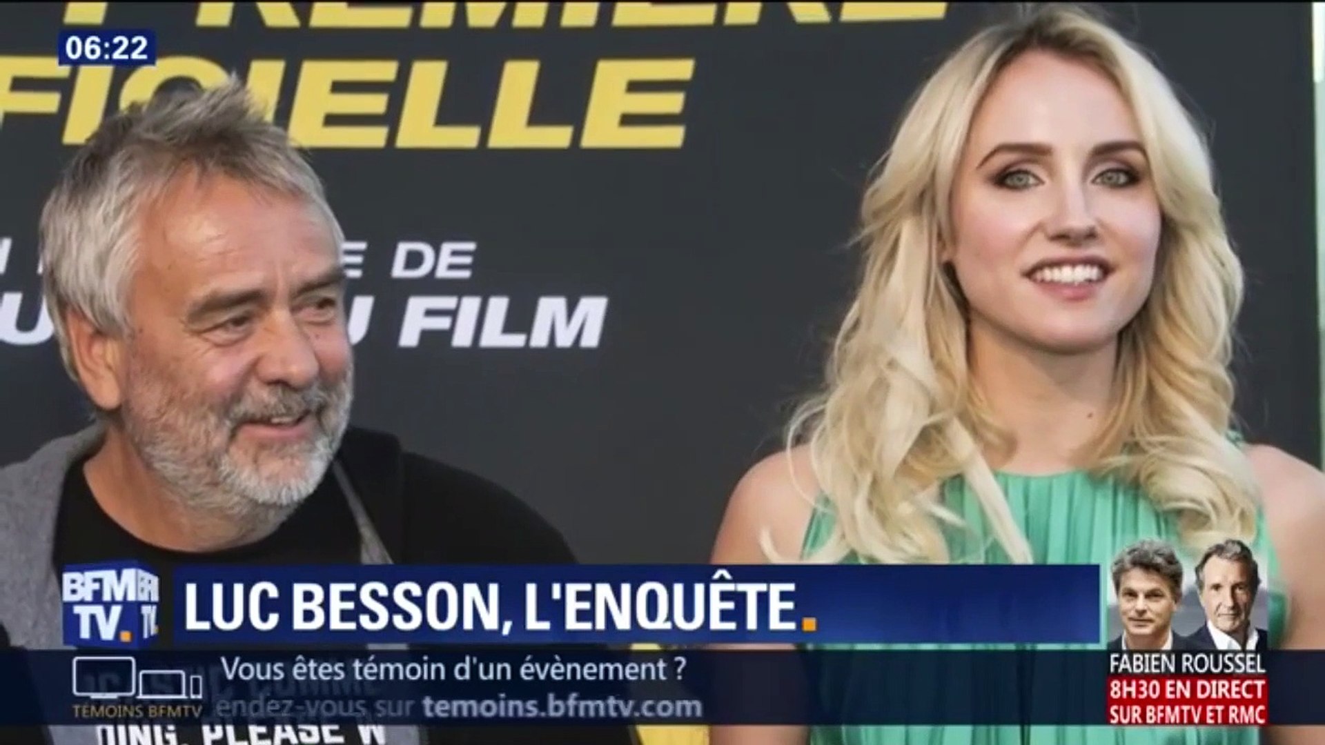 Reportage sur Sand Van Roy et sa plainte contre Luc Besson sur BFMTV -  Vidéo Dailymotion