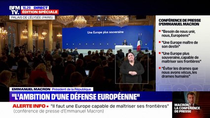 Emmanuel Macron: "La relation entre l'Afrique et l'Europe sera structurante pour la paix autour de la Méditerranée"