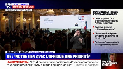 Emmanuel Macron veut un "partenariat de sécurité entre l'Afrique et l'Europe"