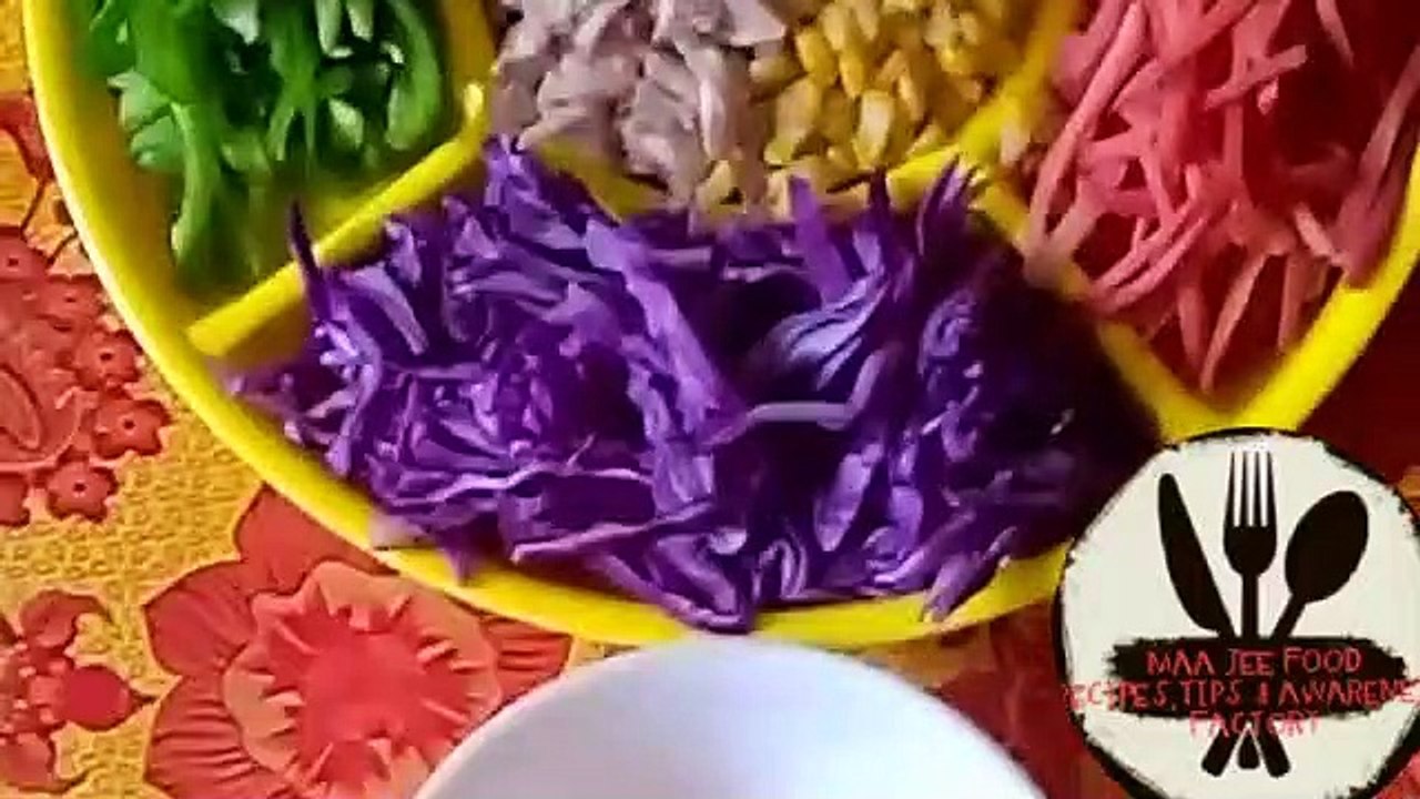 Chicken spring rolls BBQ