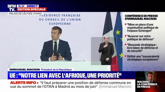 Emmanuel Macron veut déployer un agenda en matière d'éducation, de santé et de climat à la hauteur des enjeux de l'Afrique