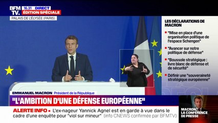 Présidence française de l'Union européenne: Emmanuel Macron veut lutter contre les "interférences et les manipulations" dans les Balkans
