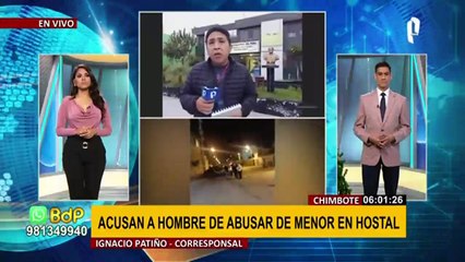 Menor de edad muere en hostal donde la llevó un hombre que sería vecino de la familia