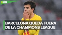 Barcelona queda fuera de Champions League al ser goleado por Bayern Múnich