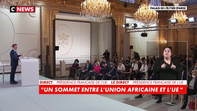 Emmanuel Macron souhaite un sommet entre l'Union européenne et l'Union africaine «il faut refonder un new deal économique et financier avec l'Afrique»