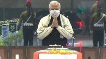 PM Modi pays tribute to Bipin Rawat at Palam airbase