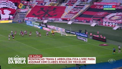 Lembram da foto do zagueiro Arboleda com a camisa do Palmeiras? Pois bem... Com a renovação travada no São Paulo, dizem que o equatoriano pode jogar no Verdão em 2022!#OsDonosdaBola