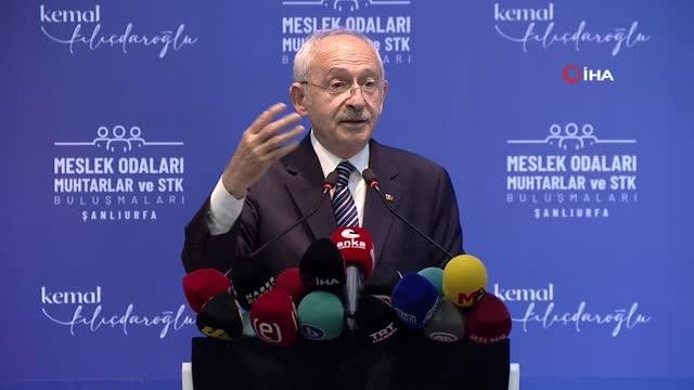 Kılıçdaroğlu, STK temsilcileri, muhtarlar ve meslek odaları temsilcileriyle bir araya geldi