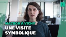 Emmanuel Macron à Vichy, une visite historique et politique