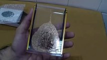 Unboxing and Review of gold plated ganesh On Peepal Leaf gift
