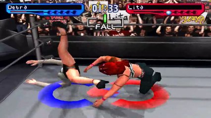 WWF SmackDown! 2 Debra vs Lita