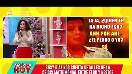 Susy Díaz molesta