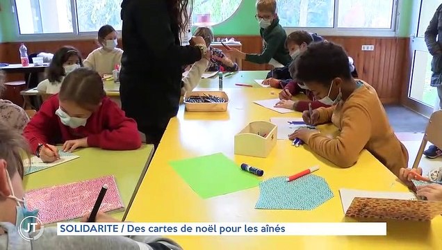 SOLIDARITÉ / Des cartes de noël pour les aînés