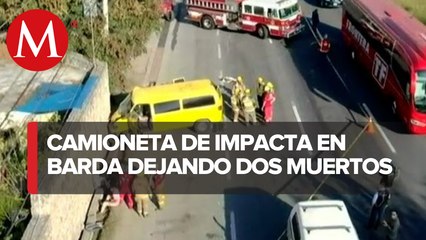 Accidente deja 2 personas sin vida en Monterrey