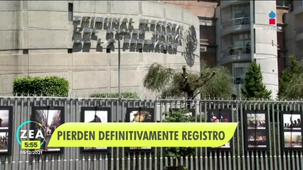 Tres partidos políticos pierden su registro