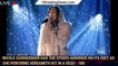 Nicole Scherzinger has the studio audience on its feet as she performs Aerosmith hit in a sequ - 1br