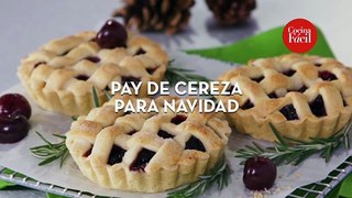 Pay de cereza para navidad  - Cocina Fácil ‍