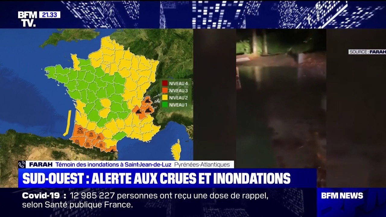 "L'eau n'arrête pas de monter": Farah raconte les inondations à Saint-Jean-de-Luz