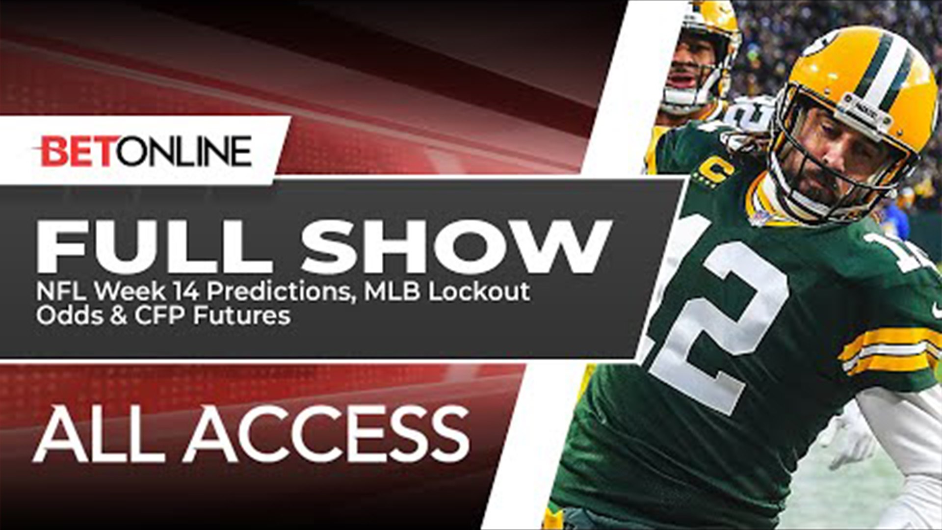 NFL Picks for Week 14, MLB Lockout Odds and CFP Odds BetOnline All Access Full Show
