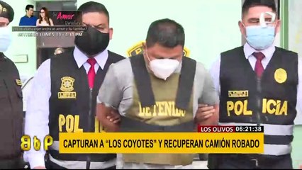 'Los Coyotes': capturan a presunto integrante de banda y recuperan vehículo robado en Los Olivos