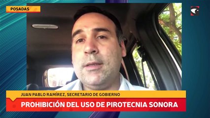 Prohibición del uso de pirotecnia sonora