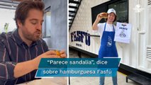 “Parece una sandalia”, Chef sobre hamburguesa Fasfú de Luisito Comunica